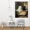 Halloween Paint By Number Kits for Adults – Ghost & Black Cat DIY Acrylic Oil Paint by Numbers on Canvas for Beginners, Spooky Home Decor Art Set, 16x20 Inch (40x50 cm)